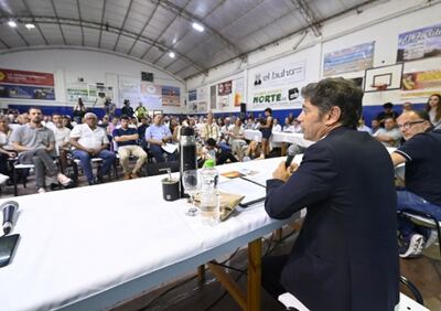 Tres Arroyos: Kicillof se reunió con representantes del sector productivo
