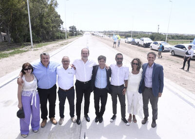 Kicillof inauguró las obras de la Avenida Circunvalación Norte en Bahía Blanca