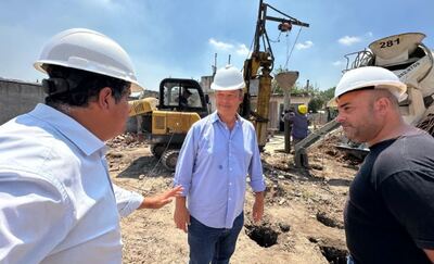 Almirante Brown: Avanzan las obras de infraestructura en escuelas de Glew