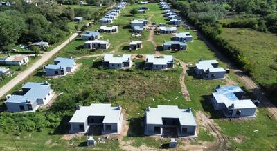 Madariaga: Avanza la construcción de 70 viviendas en la ciudad
