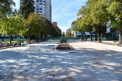La Plata: La obra integral de Plaza Italia alcanzó un 75% de ejecución