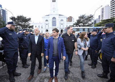 La Plata: Kicillof puso en funcionamiento nuevos patrulleros
