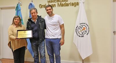 Madariaga: Otorgaron un reconocimiento al Aeroclub por sus 70º aniversario