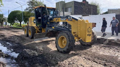 Mar del Plata: Comenzaron obras de cordón cuneta en Faro Norte