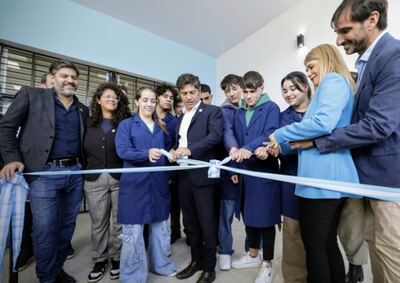 Punta Indio: Kicillof inauguró el nuevo edificio de la Escuela Técnica N°1