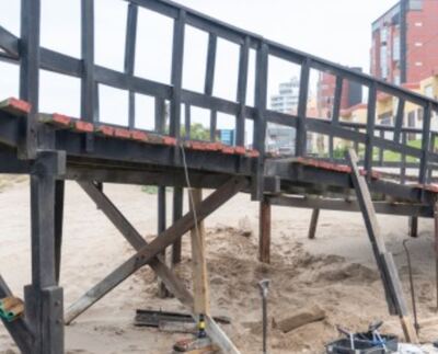 Villa Gesell: Realizan mejoras y mantenimiento en Paseo 104