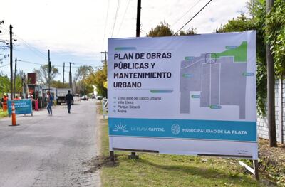 La Plata: Renuevan calles, desagües y luminarias en Villa Elvira