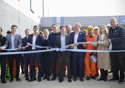 Almirante Brown: Kicillof inauguró el nuevo viaducto "Papa Francisco" en la Ruta Provincial N°4