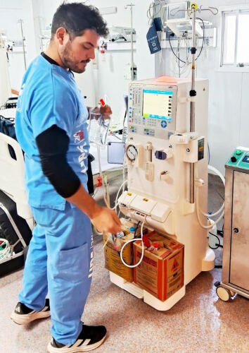 Lezama: Nuevo servicio de diálisis para emergencias en la UPA 7 del distrito