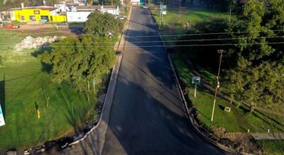 Madariaga: Culminó la obra de pavimentación del barrio Belgrano