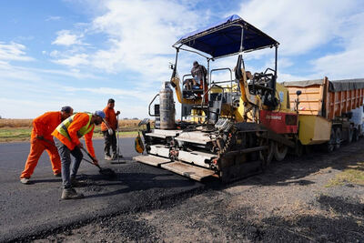 Pergamino: Avanza la repavimentación en la Ruta Provincial 32