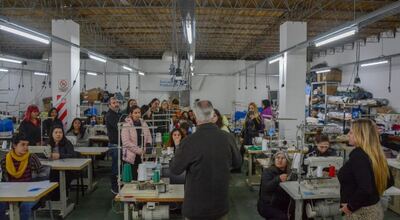 La Costa: Estudiantes del Instituto 89 comenzaron sus prácticas profesionales en el Polo Textil