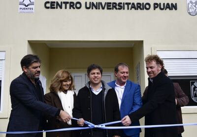 Puan: Kicillof inauguró un nuevo Centro Universitario