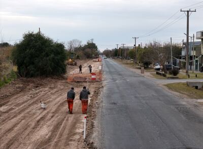 La Plata: Avanza la obra de Avenida 38 en San Carlos