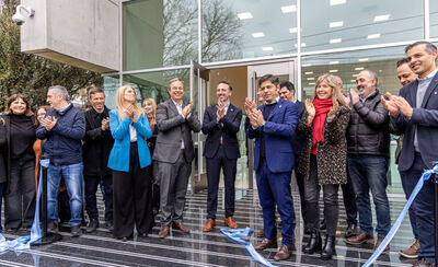 Almirante Brown: Inauguran el nuevo edificio del Banco Provincia