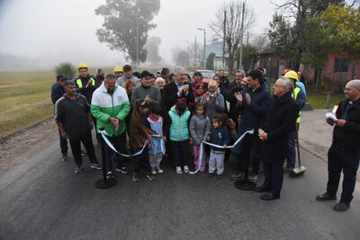 La Plata: Julio Alak inauguró obras troncales en Arturo Seguí