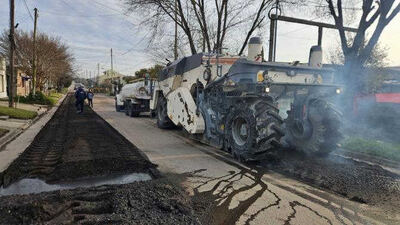 Mar del Plata: La Municipalidad comenzó nuevas obras de repavimentación en distintos barrios