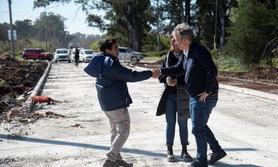 Almirante Brown:  Avanza la obra de pavimentación de calle Zeballos