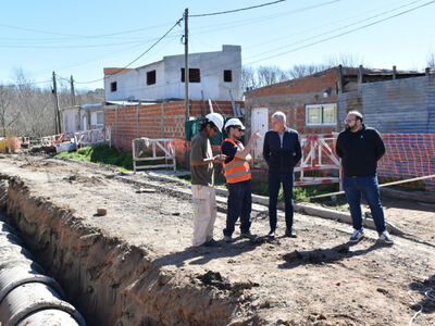 Berisso: Continúan las obras de pavimento e hidráulica en Villa Nueva
