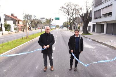 La Plata: Quedó inaugurada la obra de ensanche y repavimentación de Diagonal 74
