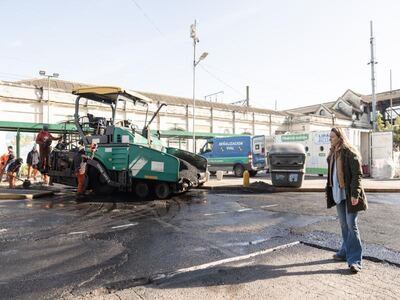 Lomas de Zamora: Avanzan las obras de remodelación integral de la Estación de Transferencia de Banfield Este