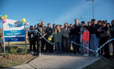 Almirante Brown: El Municipio presentó un nuevo espacio público totalmente renovado en Glew