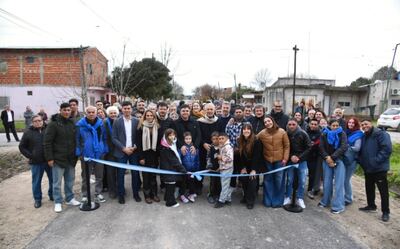 La Plata: Se inauguró nueva pavimentación y obras hidráulicas en Melchor Romero