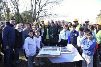 La Plata: Comenzó la construcción de la primera escuela secundaria de Ignacio Correas