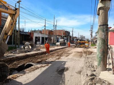 Lomas de Zamora: El Municipio realiza obras para mejorar la infraestructura hídrica en los barrios