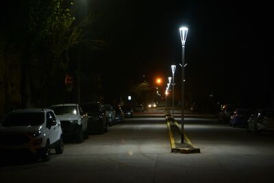 Bragado: Se encendieron las nuevas luminarias LED de la Avenida Quintana en Mechita
