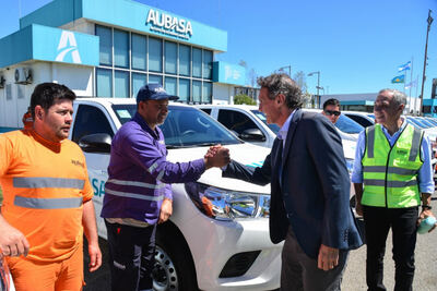 AUBASA incorporó 26 móviles para mantenimiento y la asistencia vial