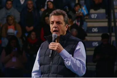 Massa cerrará su campaña en el Teatro Argentino de La Plata