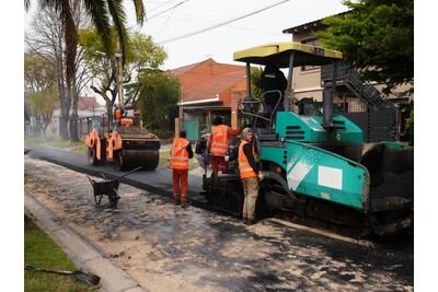 Lomas de Zamora: Continúan las obras de repavimentación en todo el Municipio
