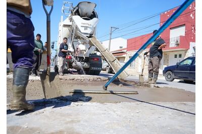 Necochea: Se realizaron trabajos de bacheo en dos sectores de la ciudad