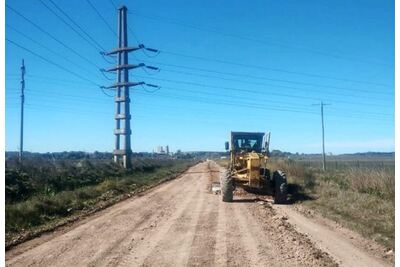 Olavarría: Se realizaron trabajos de mantenimiento y mejoramiento en la localidad de Loma Negra