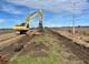 Olavarría: Se ejecuta una obra hidráulica sobre la prolongación norte de avenida La Rioja