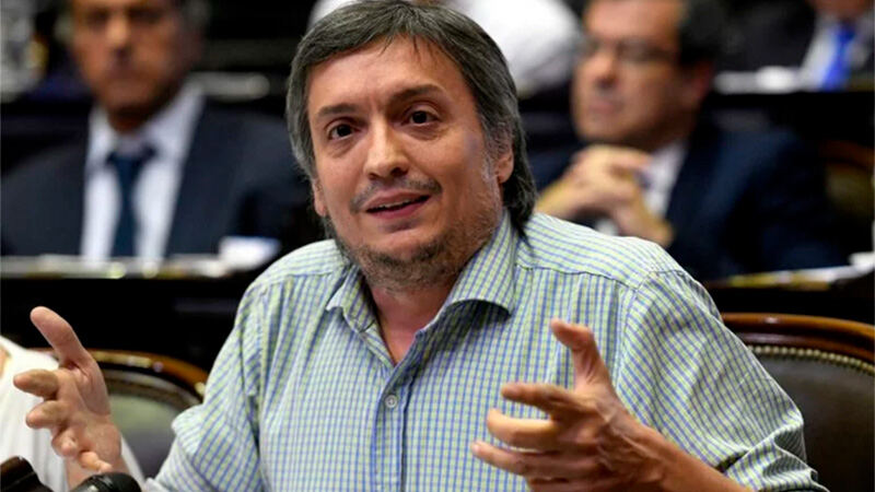Máximo Kirchner renunció a la presidencia del bloque del Frente de Todos