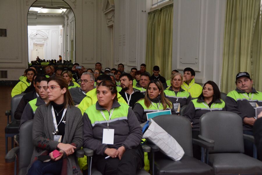 9 de Julio: Se realizó la 1ª jornada de capacitación vial en el Palacio Municipal