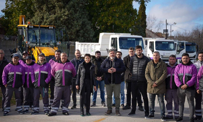 Quilmes: El Municipio presentó nuevo equipamiento vial para Servicios Públicos