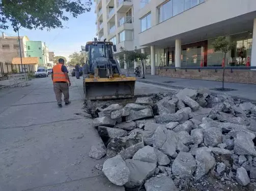 Mar del Plata: Ejecutan trabajos de bacheo en 10 mil metros cuadrados en el Puerto