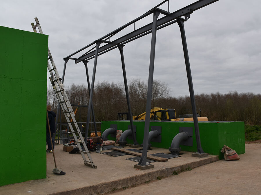 Berisso: Ponen en valor las estaciones de bombeo del Terraplén Costero
