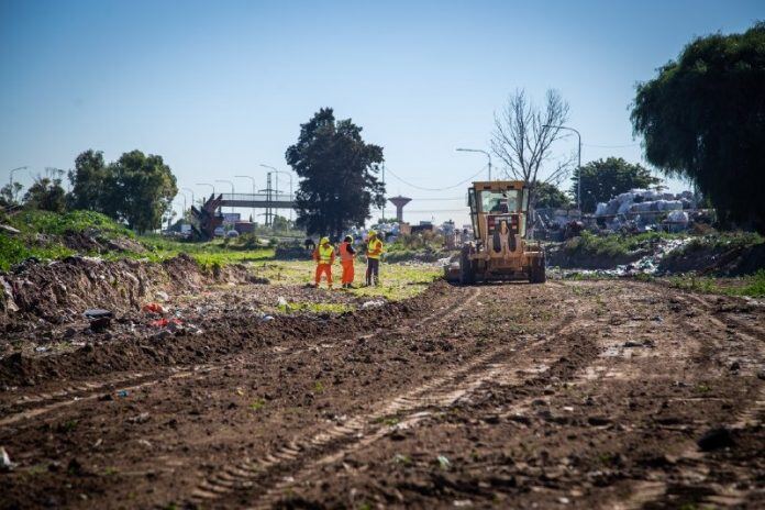 Quilmes: Avanza la construcción de la nueva traza del Acceso Sudeste