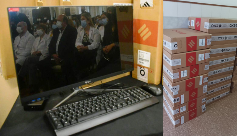 Monte Hermoso: La Comuna recibió las computadoras para la implementación del Plan de Salud Digital
