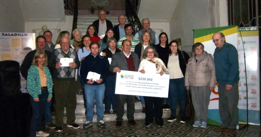 Saladillo: La Comuna entregó 770 mil pesos del "Premio al Buen Contribuyente"