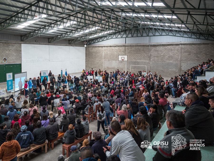 La Matanza: Se informó a los vecinos sobre los avances en la reurbanización de barrios populares