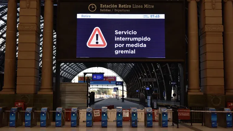 Se desarrolla un paro de Trenes a nivel nacional