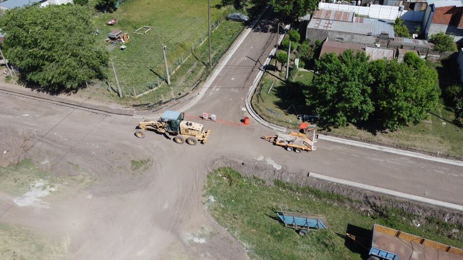 Saladillo: El Municipio avanza con los trabajos de construcción de cordón cuneta