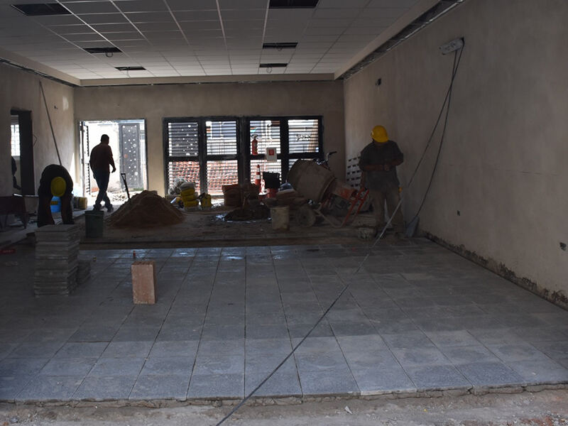 Berisso: Avanzan las obras del Centro Educativo Complementario N° 802