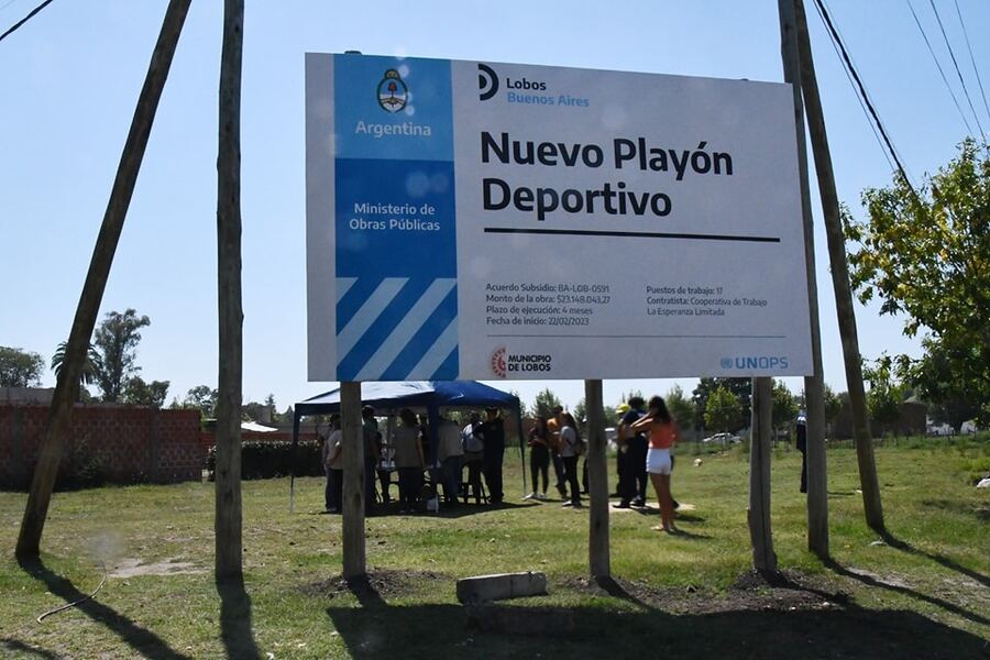 Lobos: Se construirá un nuevo playón deportivo en la ciudad