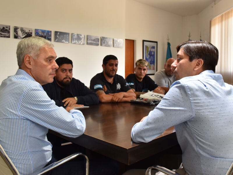 Berisso: Cagliardi recibió al Decano de la Universidad Tecnológica Nacional Luis Ricci